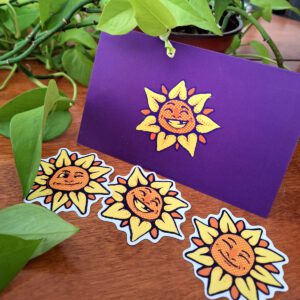 GLMSJ Series 3: Sonflower trio stickers